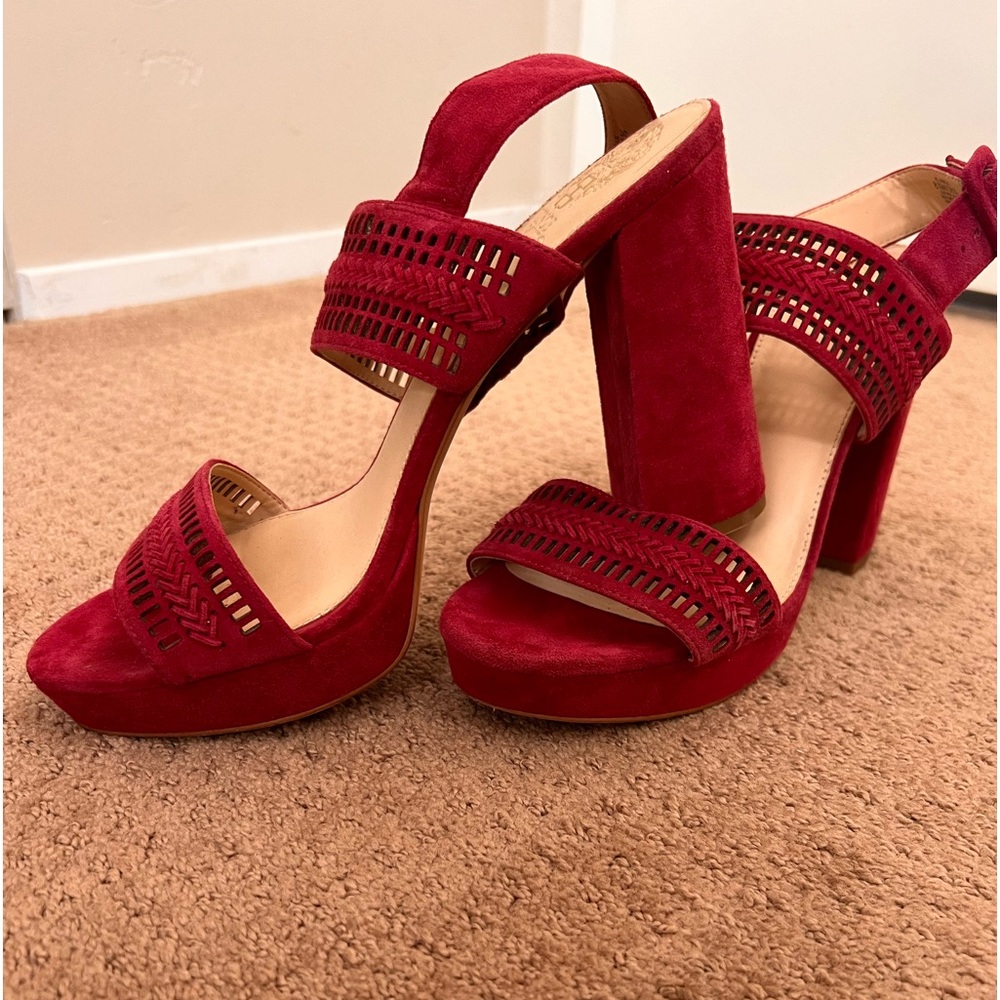 Vince Camuto chunky heel Sandals 8.5